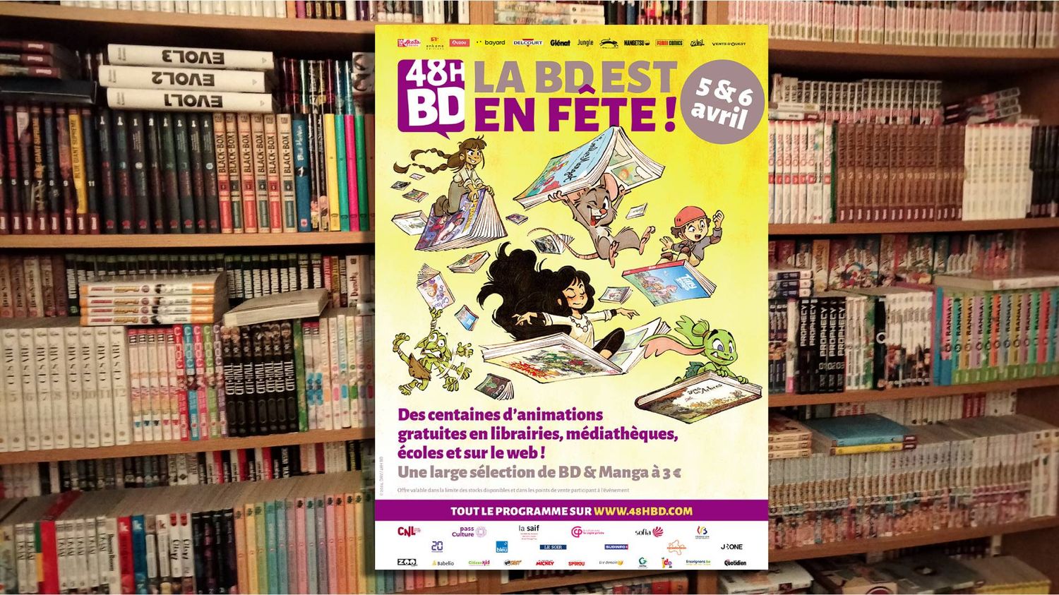 48 hours of comics: more than 500 animations and titles for 3 euros, April 5 and 6, 2024.