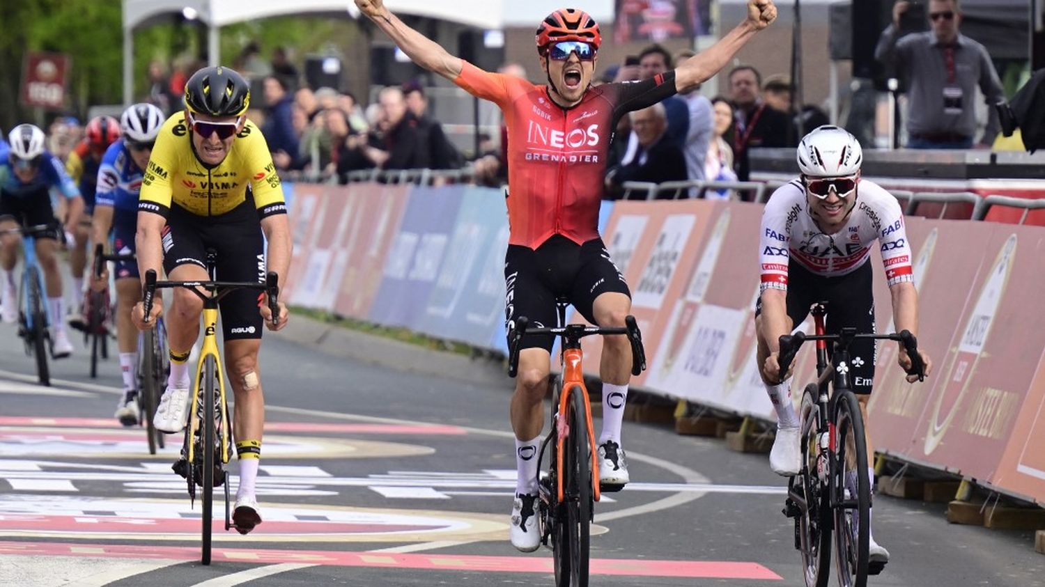 Amstel Gold Race 2024: British Tom Pidcock the winner at the end of a race in which Mathieu van der Poel did not exist