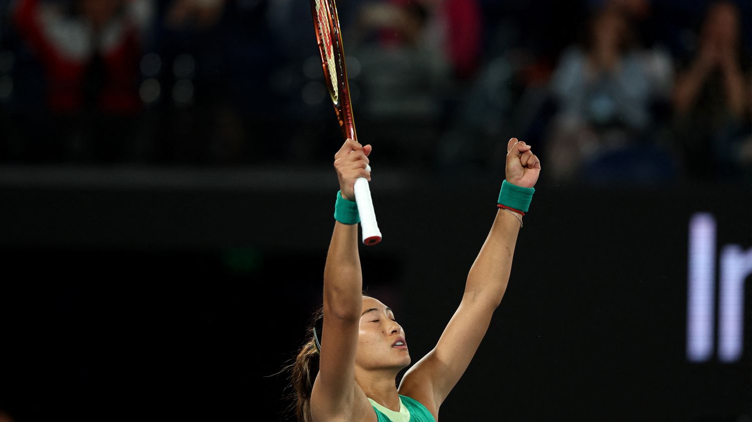 Australian Open 2024: Qinwen Zheng qualifies for her first Grand Slam final after success over Dayan Yastremska
