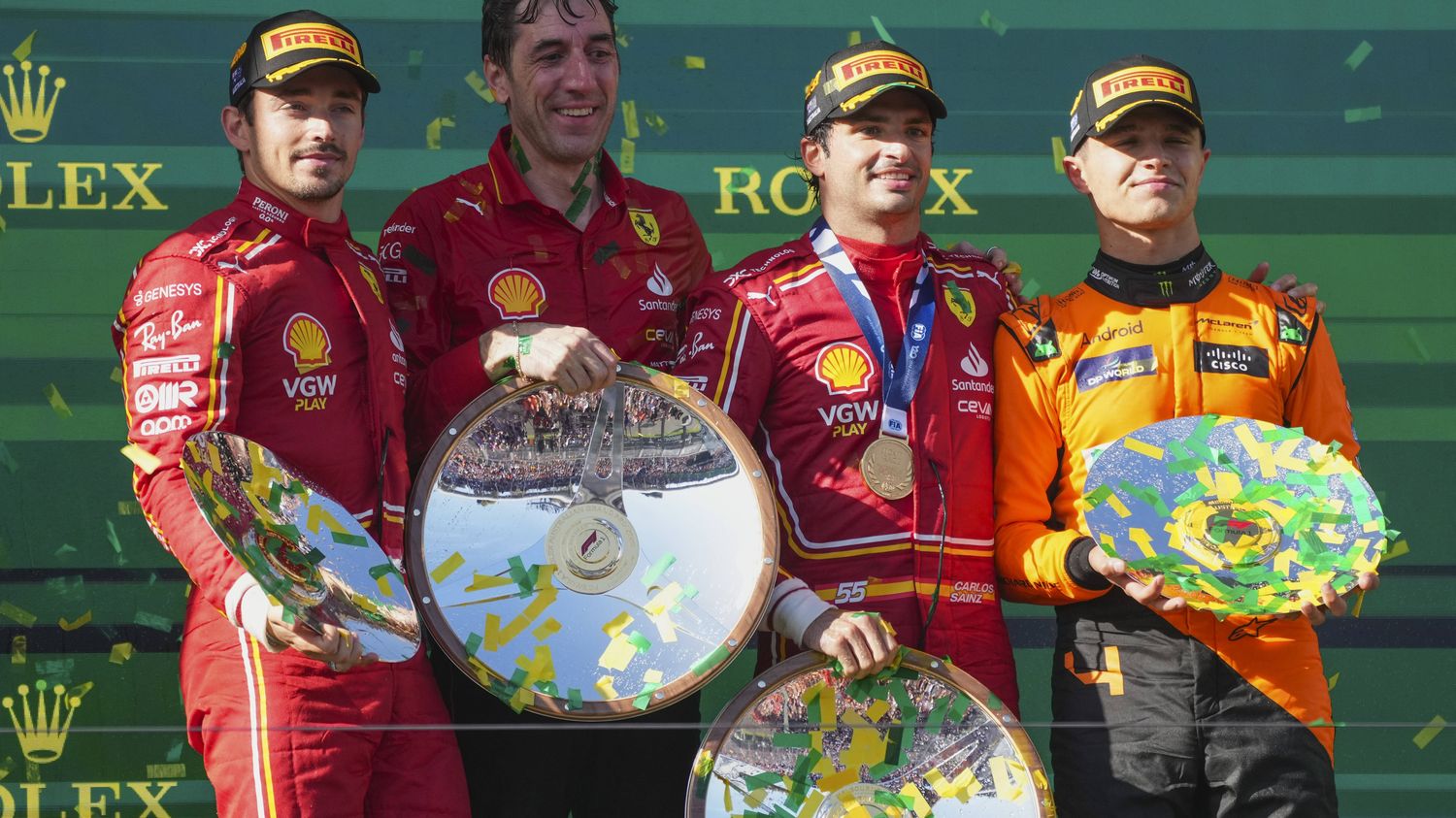 F1: Carlos Sainz and Ferrari triumphed at the Australian Grand Prix, Max Verstappen forced to retire