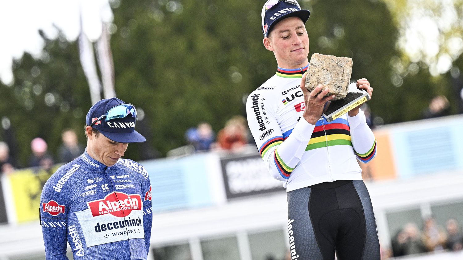 Paris-Roubaix: Mathieu van der Poel paves his royal path into legend