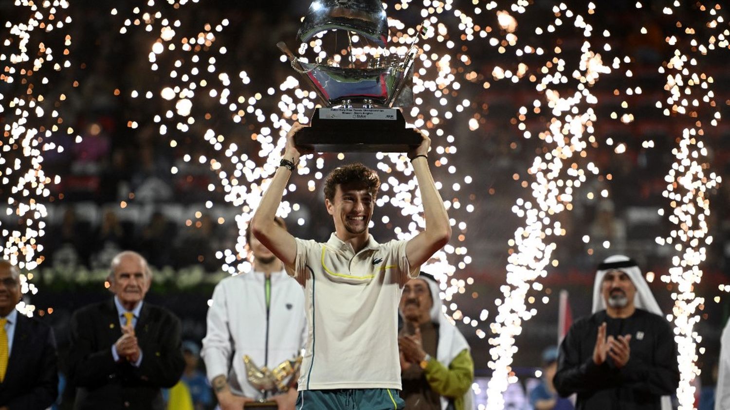 Tennis: Ugo Humbert wins the tournament in Dubai and will be 14th in the world on Monday