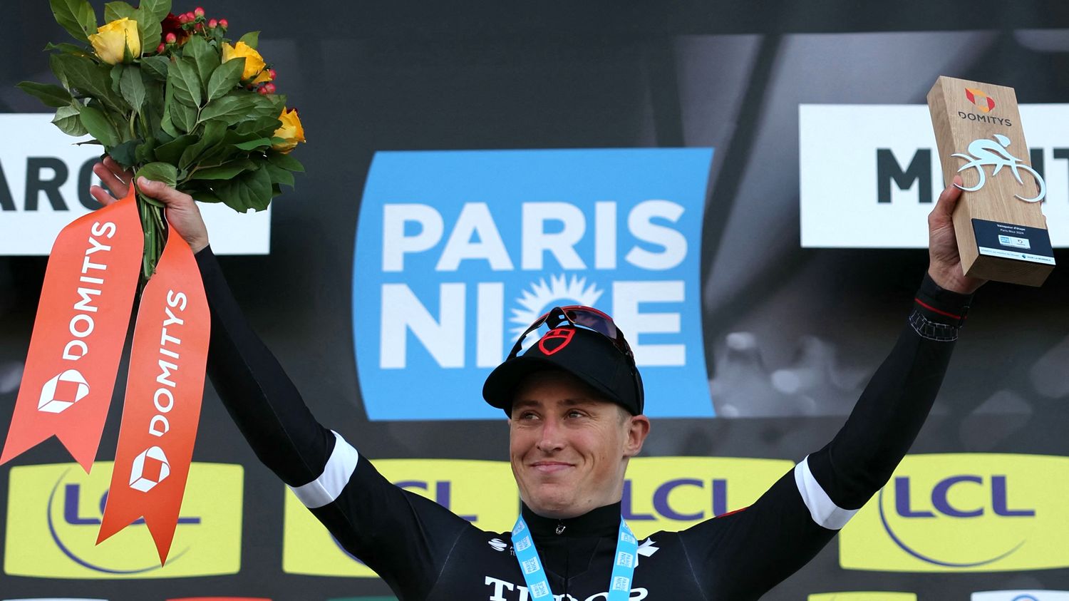 VIDEO.  Paris-Nice 2024: Relive Arvid de Kleijn's second stage sprint win between Thoiry and Montargis