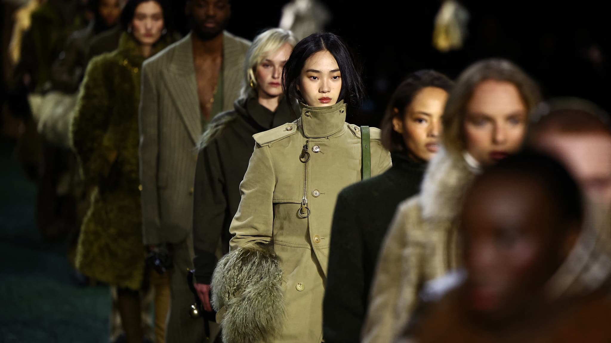 With plenty of trench coats and very British details, Burberry is showing off its style at London Fashion Week